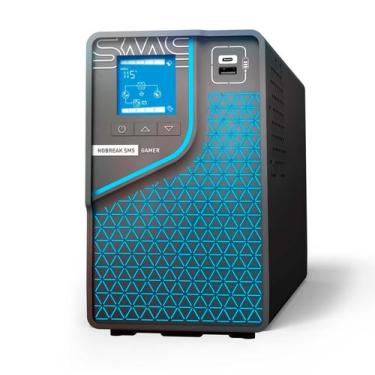 Imagem de Nobreak SMS Gamer 1500 VA Senoidal Interativo, Entrada Bivolt, Saída 1