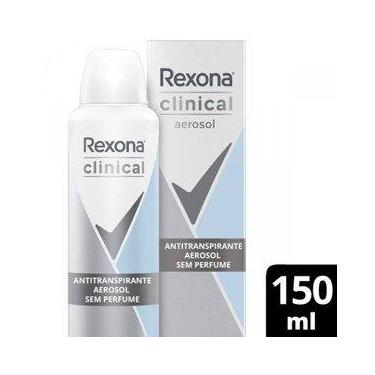 Imagem de Desodorante Antitranspirante Aerosol Rexona Clinical Sem Perfume 150ml