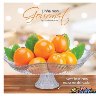 Imagem de Fruteira vidro com pé - Ruvolo