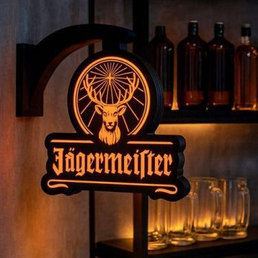 Imagem de Luminoso Dupla Face Jagermeister - Eu Curto Isso Decorativos