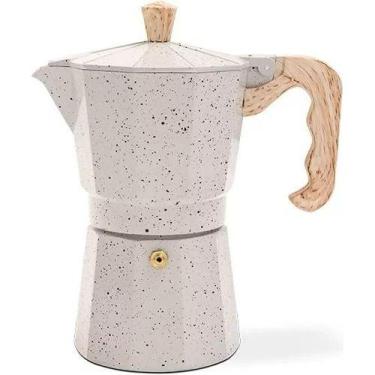 Imagem de Cafeteira Italiana 6 Xícaras Alumínio Verona Vanilla Brinox, não possu