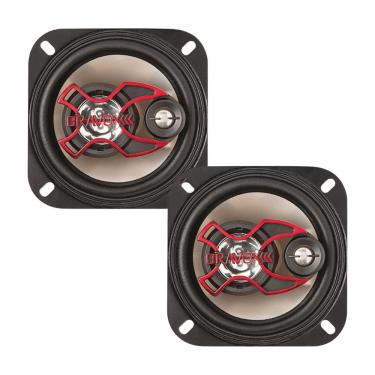 Imagem de Alto Falante Triaxial Automotivo Bravox B3X40X Par 4" 40W RMS 80W Máx 4Ohm Universal para Som