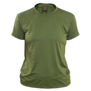 Imagem de Blusa Academia Feminina Baby Look Esportiva Proteção Uv 50 - Tn Terra 