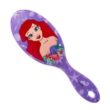 Imagem de Escova De Cabelo Oval Disney Princesa Ariel Marco Boni, Lilás
