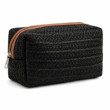 Imagem de Necessaire Feminina de Palha Multiuso Viagem Bolsa Pequena - MM, Model