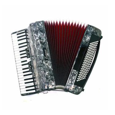 Imagem de Acordeon 120 Baixos 9 Registros BAC-120-7PBK - BENSON