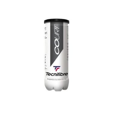 Imagem de Bola de Tênis Tecnifibre Court Tubo 03 Bolas Profissional