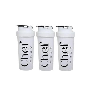 Imagem de Coqueteleira 3 Un. - Chef Whey, 600ml