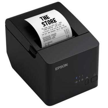 Imagem de Impressora Térmica Não Fiscal Epson TM-T20X-II, Conexão USB e Ethernet