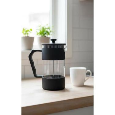 Imagem de 2x Cafeteira Prensa Francesa 600ml Vidro Borossilicato Inox - Congratu