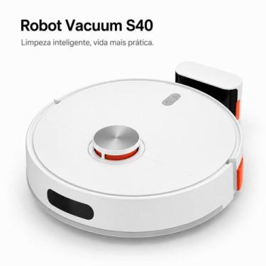 Imagem de Robô Aspirador S40 10Mil PA 2 em 1 Aspira e Passa Pano WiFi Mapeamento
