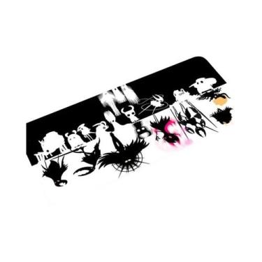Imagem de Mousepad De Anime Hollow Knight Preto E Branco, Acessório De Borracha 