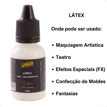 Imagem de Látex 15ml Secagem Rápida Líquida Maquiagem Artistica - Rostinho Pinta
