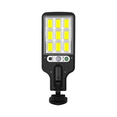 Imagem de Lâmpada De Parede Solar LED Externa Recarregável Com Sensor De Movimen