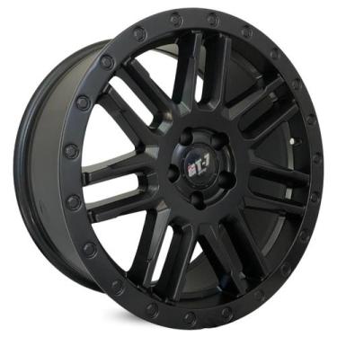 Imagem de 4 rodas gt7 impacto / aro 18x8 / (5x108) et30, Preta Fosca