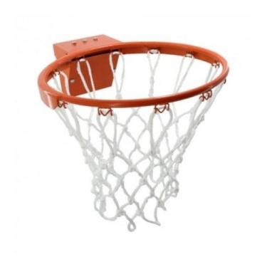 Imagem de Rede de Basquete Oficial para Aro Fio 6mm Polipropileno Seda Reforçada
