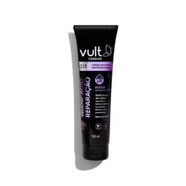 Imagem de Creme Noturno Multifuncional 2 em 1 Vult Glow Acid Reparação 150ml Uso