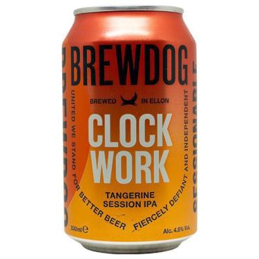 Imagem de Cerveja Brewdog Clockwork Tangerine Session Ipa Lata 330 Ml