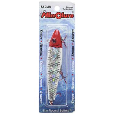 Imagem de Mirrolure S52MR-11 S3 Sinkin Twitchbait Vermelho Hd/Branco/Prata 9,5 cm 14 g