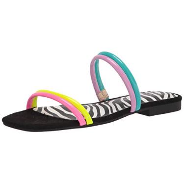 Imagem de Jessica Simpson Sandália feminina Raexe Slide, Combo rosa, 10