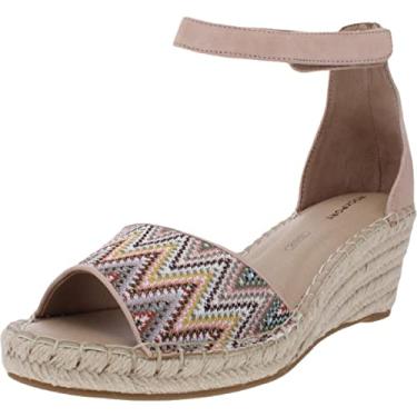 Imagem de Rockport Sandália anabela feminina Marah de 2 peças, Blush, 9