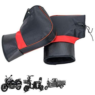 Imagem de Yajun Luvas para guidão quentes de inverno para motocicleta, scooter, luvas quentes para as mãos, 1 par de capas protetoras espessas, B