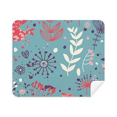 Imagem de Pano de limpeza de tinta Blue Flower para limpeza de tela, 2 peças, tecido de camurça