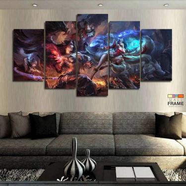 Imagem de Quadros Decorativos Jogos Online Lol 63x130mt em Tecido