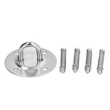 Imagem de Entatial Gancho de balanço, aço inoxidável resistente à prova de ferrugem gancho de rede estável para academia para ambientes externos para interiores