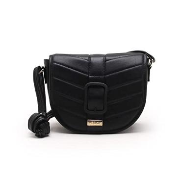 Imagem de Bolsa Tiracolo Modare Matelassê Fivela Preta