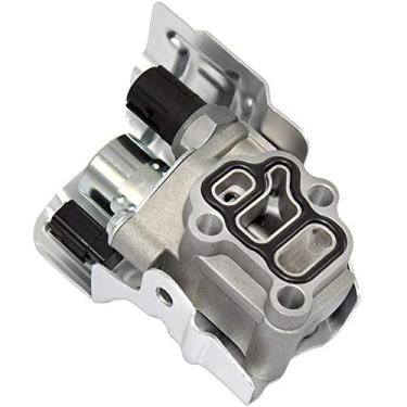 Imagem de NMN Precision 15810-RAA-A03 VTEC Válvula solenoide carretel com interruptor de pressão de óleo e junta compatível com Honda Accord, CR-V, Element, Civic Si, Acura RSX - Substitui 15810-RAA-A01 917-224