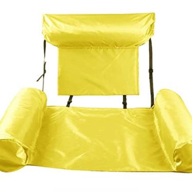 Imagem de PVC Summer Inflatable Foldable Floating Row Swimming Pool Water Hammock Air Mattresses Bed Beach Water Sports Lounger Chair (25)