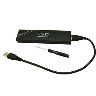 Imagem de Sintech Capa externa USB 3.0, compatível com SSD de 7 + 17 pinos do MacBook Air de 2012 anos (não serve para SSD do MacBook 2013-2017)