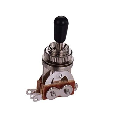 Imagem de Qudai 3 Vias LP SG Elecric Guitar Switch 3-Position Pick-up Selector Toggle Top Silver