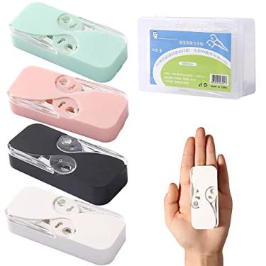 Imagem de Portable Floss Dispenser, 2/4Pcs Floss Box Dispenser, Dental Floss Portable Case Dental Floss Dispenser (4Pcs)