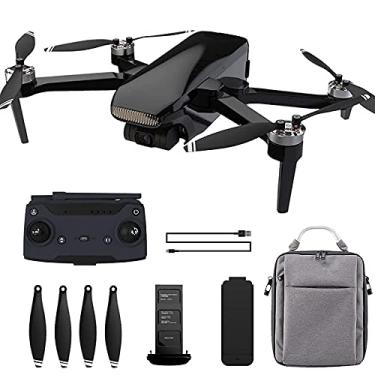 Imagem de SPLD Drone com câmera cardan de 3 eixos mini drone com câmera 4k para adultos 5GHz vídeo ao vivo quadricóptero D (artefato ao ar livre) (preto)