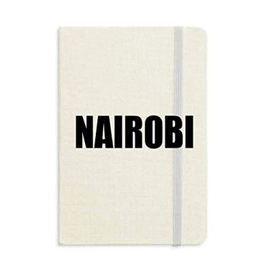Imagem de Caderno Nairobi Kenya City Capa Rígida Diário Clássico A5 Presente