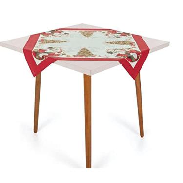 Imagem de Kit 2 Toalhas de Mesa de Natal 78 x 78 Fábula do Noel Karsten