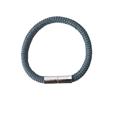 Imagem de porta-cortinas Alça de ombro cilíndricas de metal para cortinas sem perfurar sem instalação fivela de cortina, Azul Safira, 4 unid.