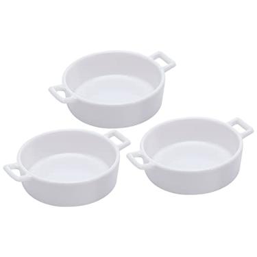 Imagem de Conjunto 3 Petisqueiras de Porcelana 12cm x 9cm x 3cm - Wolff