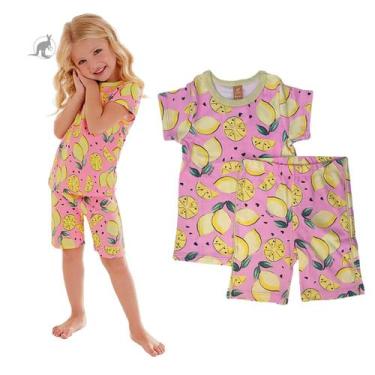 Imagem de Pijama Infantil Blusa E Bermuda Menina Suedine Up Baby 43331