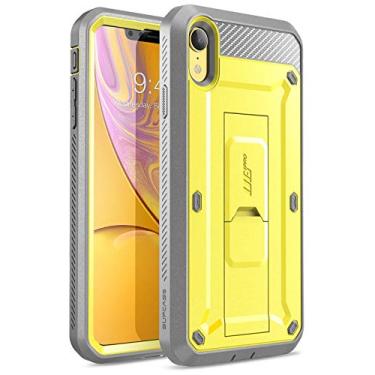 Imagem de SUPCASE Capa para iPhone XR, capa de corpo inteiro com coldre robusto com protetor de tela integrado para Apple iPhone XR de 6,1 polegadas (versão 2018), Unicorn Beetle Pro Series - Pacote de varejo