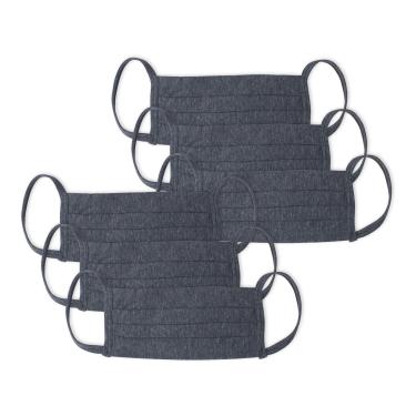 Imagem de Kit 6Mascaras De Prot.Alg 3Pregas Inter., Mash, Unissex, Cinza Escuro/Cinza Escuro/Cinza Escuro/Cinza Escuro/Cinza Escuro/Cinza Escuro, UN