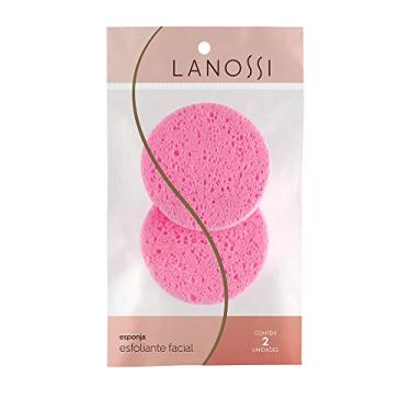 Imagem de Esponja Esfoliante para Rosto - Contém 2 Unidades, Cor Rosa, Lanossi Beauty & Care.