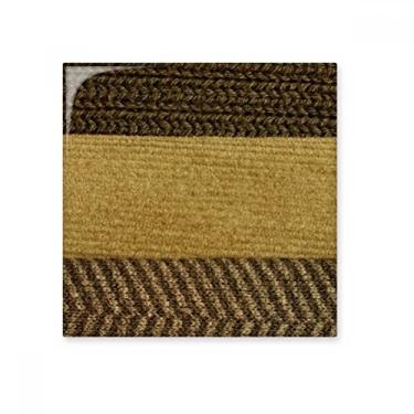 Imagem de Tecido linho, barra tripla, marrom, abstrato, azulejo de cerâmica brilhante, decalque vitrificado, pedra adornada