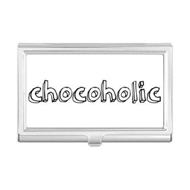 Imagem de Carteira elegante com porta-cartões de visita em forma de chocolate