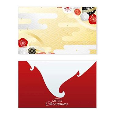 Imagem de Sakura Geometria Flores Padrão Japão, Feriado, Feliz Natal, Cartão de Parabéns, Mensagem de Letras de Natal