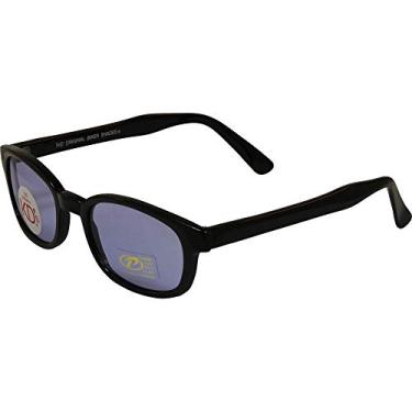 Imagem de Óculos de sol originais KD para motociclistas com lentes azuis