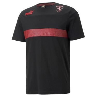 Imagem de Camiseta Puma Scuderia Ferrari Race Metal Energy Masculino - Preto e Vermelho