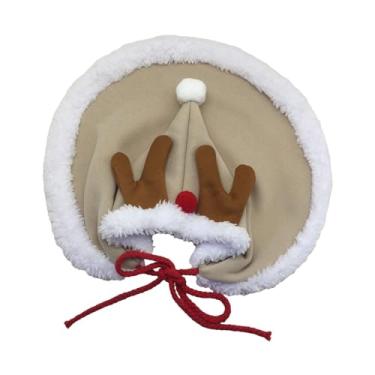 Imagem de Bothyi Cão traje de natal pet coaplay manto ano novo vestido engraçado roupas pet casaco de inverno gato hoodies para gatos gatinho animais de estimação, Alce L